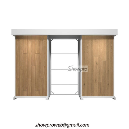 wood flooring sliding display stand wood display ideas