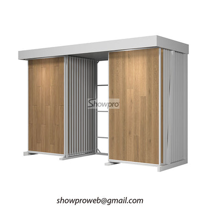 wood flooring sliding display stand wood display ideas