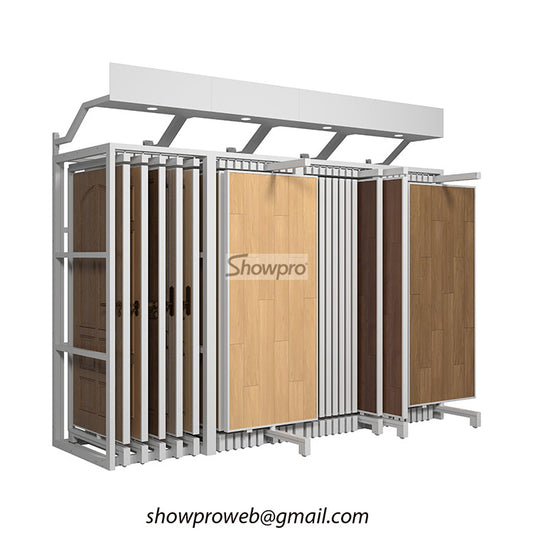 wooden floor displays