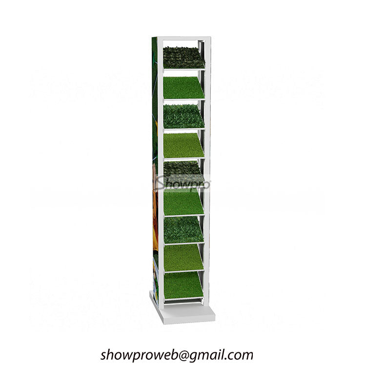 Turf Display Racks Artificial turf vertical display stand grass displays – Showpro Trade Inc