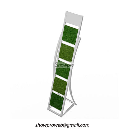 Showroom artificial turf display stand wholesale