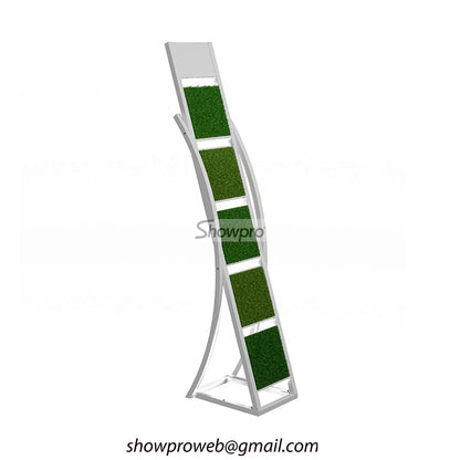 Showroom artificial turf display stand wholesale