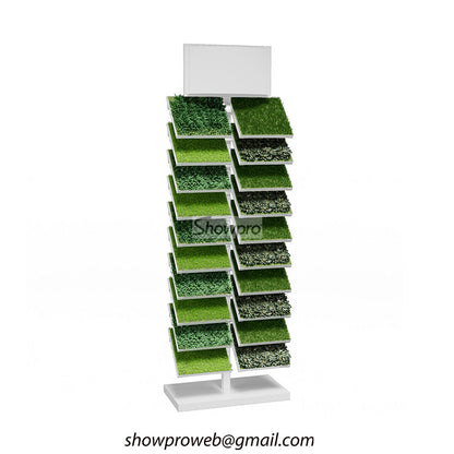Display artificial grass products for sale