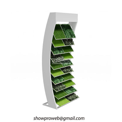 Fake grass display stand artificial turf displays