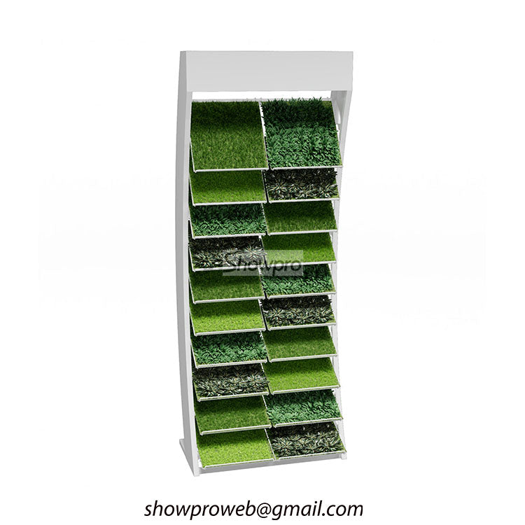 Fake grass display stand artificial turf displays