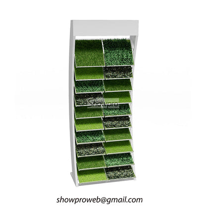 Fake grass display stand artificial turf displays