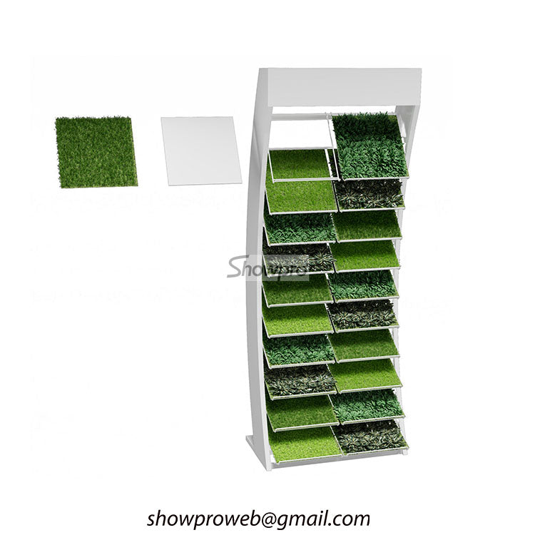 Fake grass display stand artificial turf displays