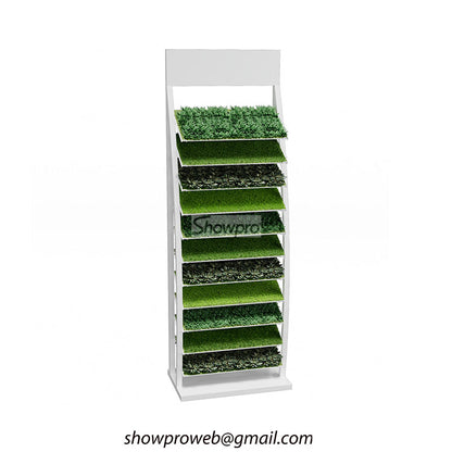 Durable artificial grass display shelf for sale