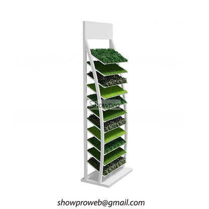Durable artificial grass display shelf for sale