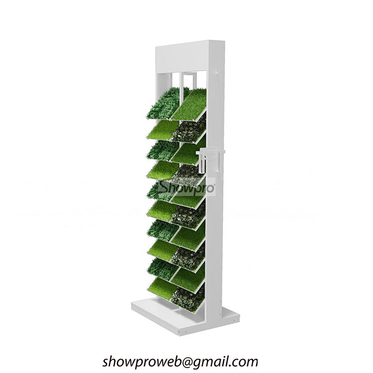 Artificial turf display stand for showrooms