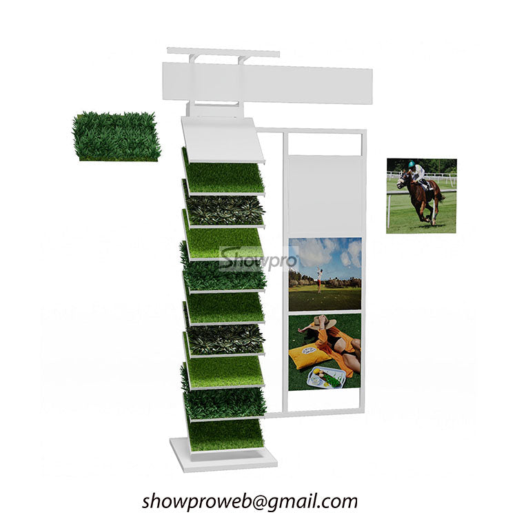 Turf Display Racks Retail grass display rack artificial grass displays for trade shows ...