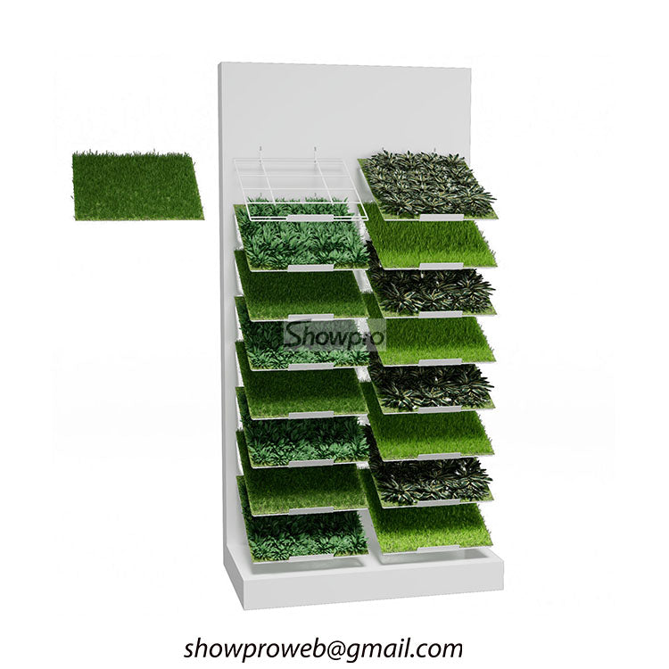 Custom artificial grass display showroom grass display