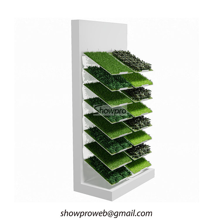Custom artificial grass display showroom grass display